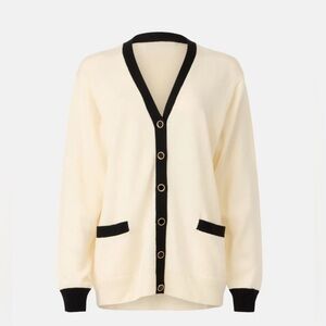 Reformation Scout Regenerative Merino Boyfriend Cardigan